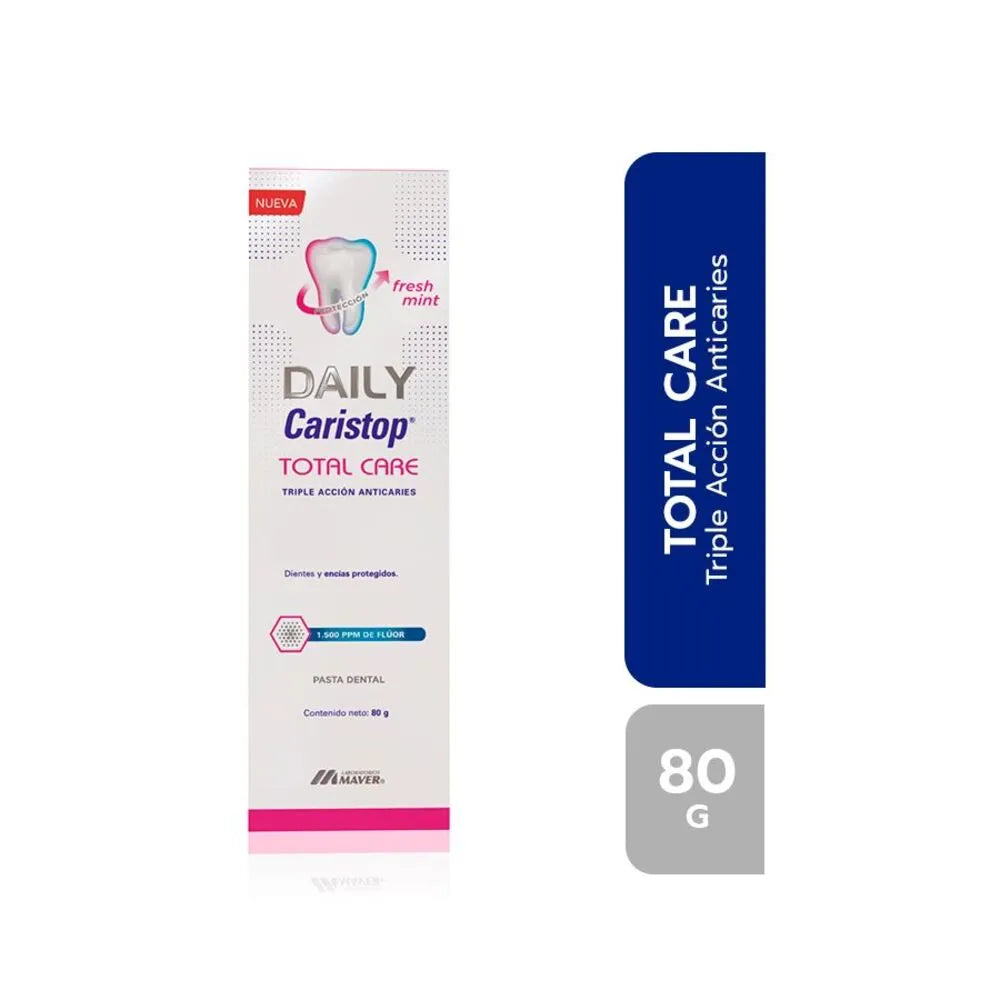 Crema Dental Daily Caristop Total Care – Tubo 80 G