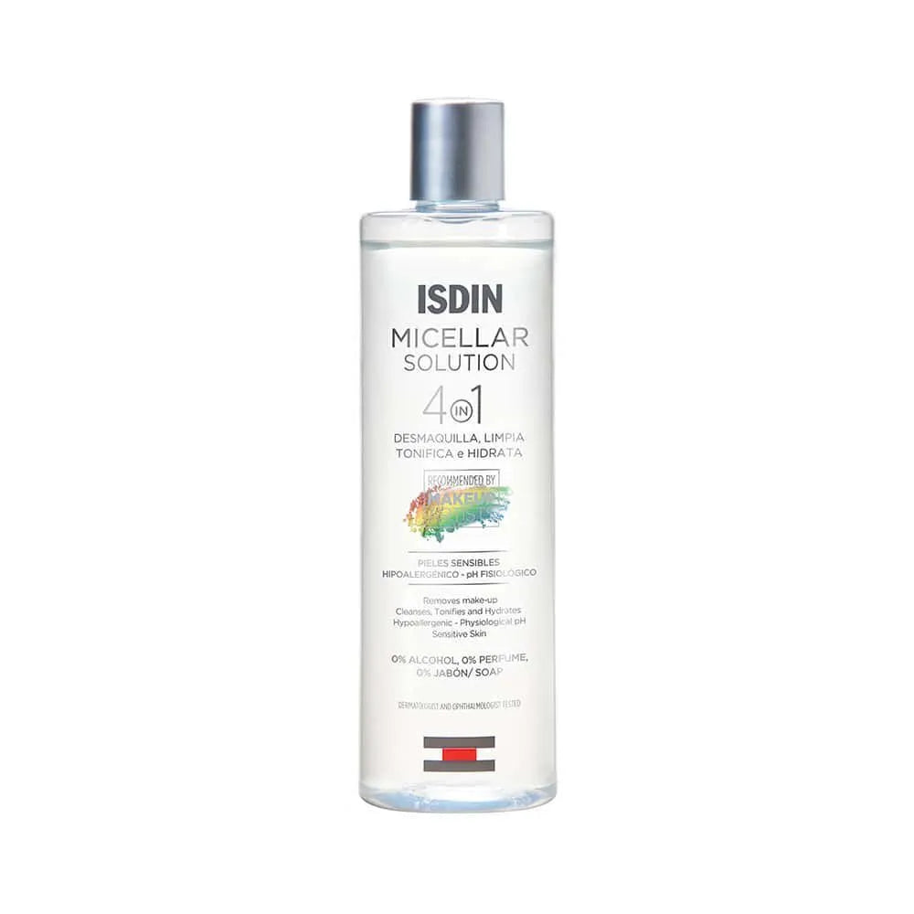 Solución Micelar 4 En 1 Isdin x frasco 400 ml