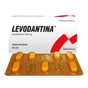 Levodantina 500Mg - Caja 14 Tabletas
