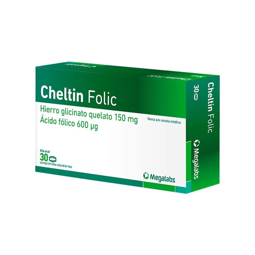 Cheltin Folic 150 mg + 600 mcg Comprimidos Recubiertos