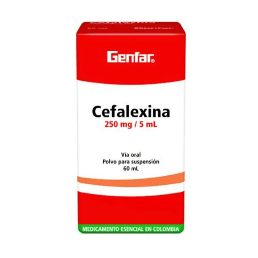 Cefalexina 250 mg X 60 ml