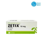 ZETIX 10 MG X10 COMP