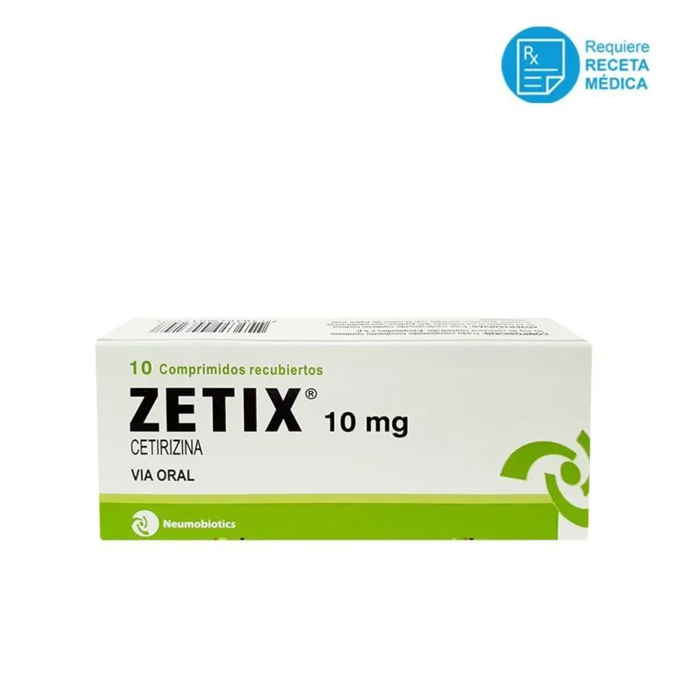 ZETIX 10 MG X10 COMP