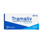 Tramaliv 37.5mg + 325mg Tableta Recubierta – Caja 10 un