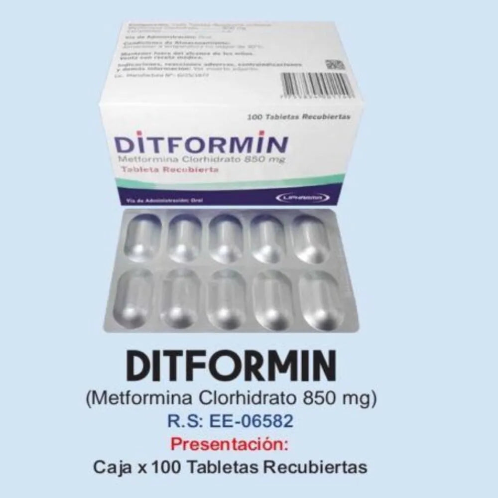 Ditformin 850 mg – Metformina 