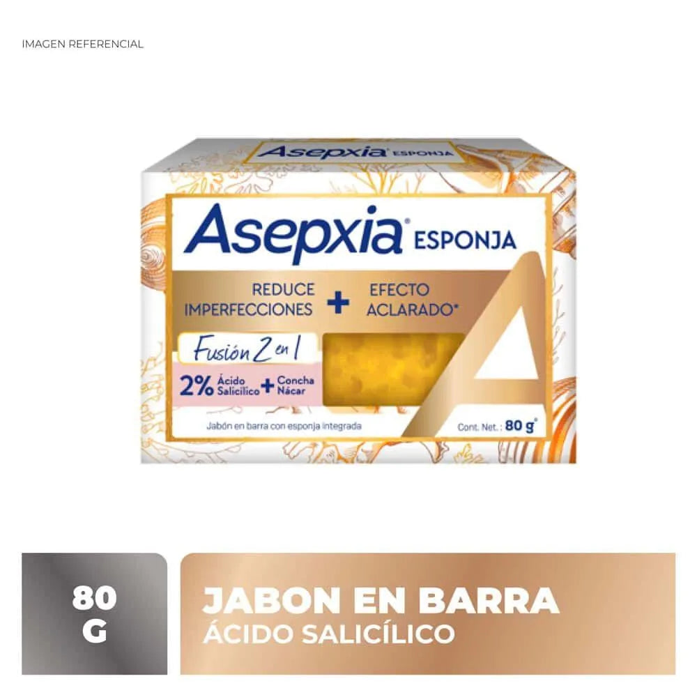 Jabón en Barra Asepxia con Esponja