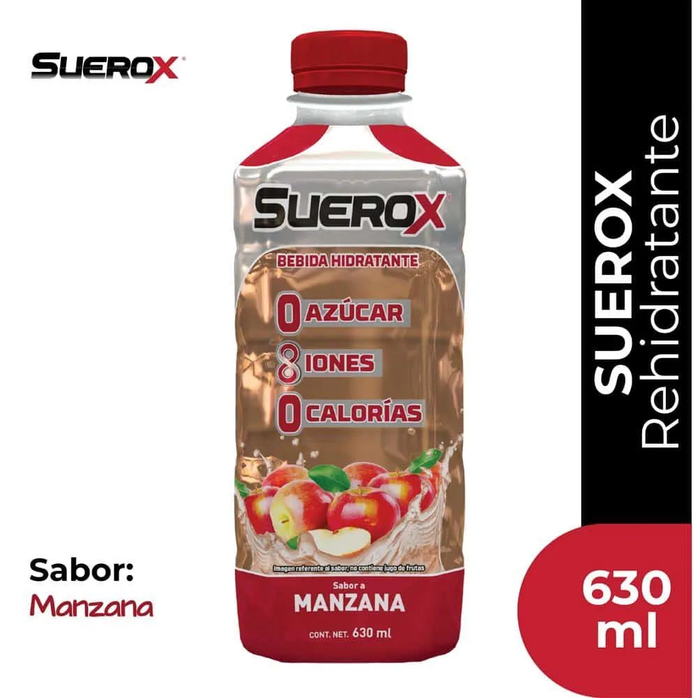Suerox Manzana Frasco 630 ml
