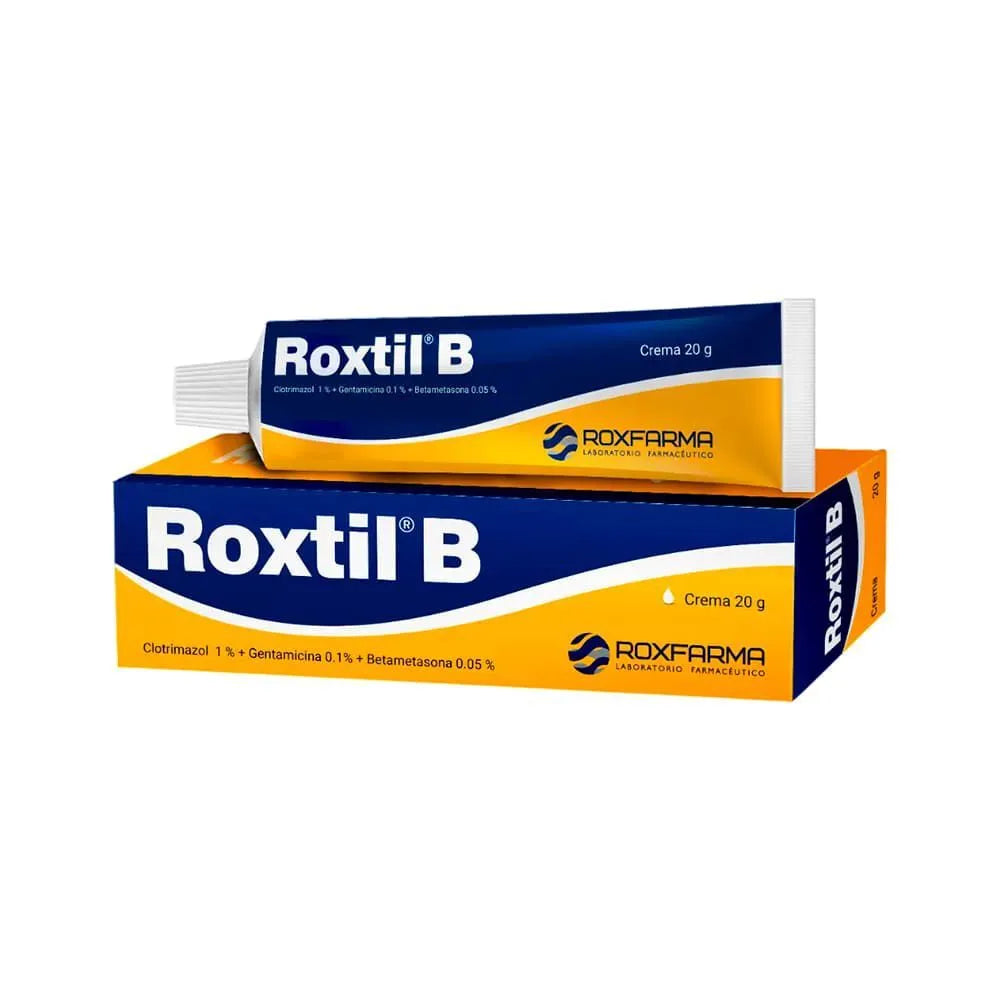 Roxtil B 1% + 0.1% + 0.05% Crema