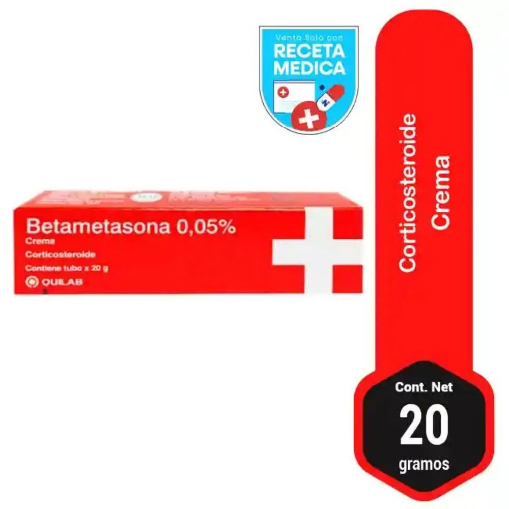 Betametasona 0.05% crema x 20 gramos