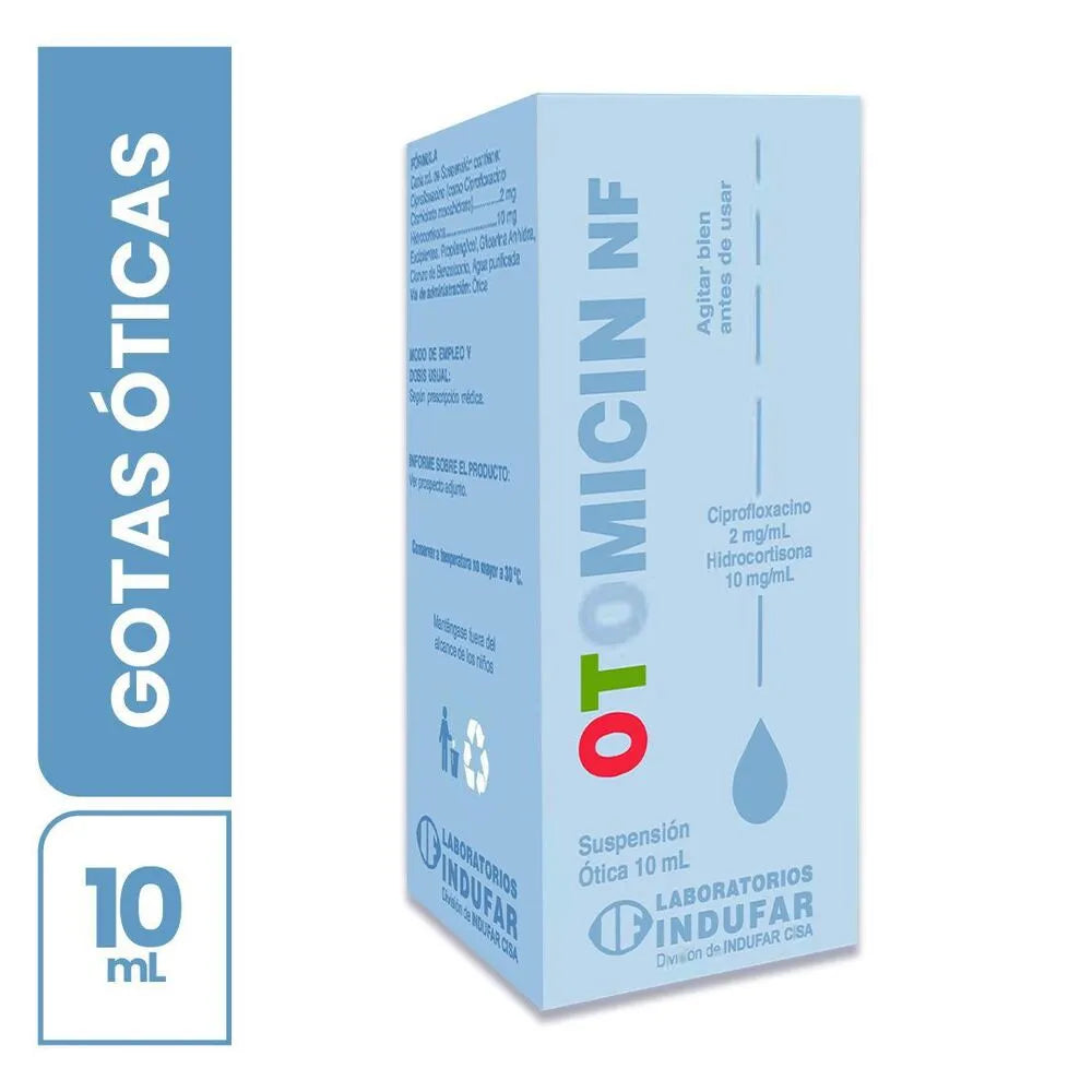 Otomicin Nf Suspensión Ótica - Caja 10 ML