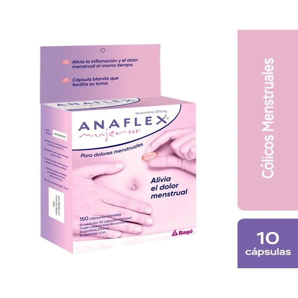 Anaflex Mujer 25 mg Cápsulas