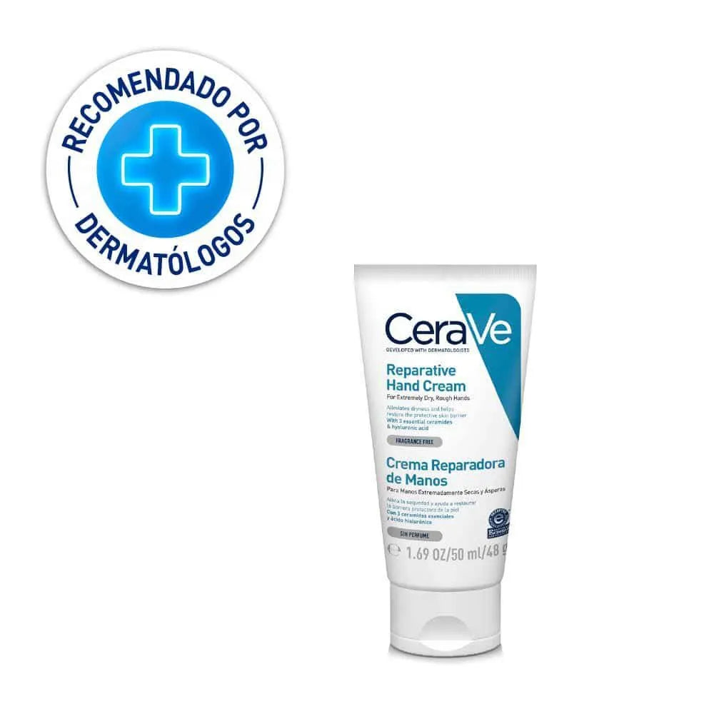 Crema Hidratante Reparadora De Manos Cerave Tubo 48 gr