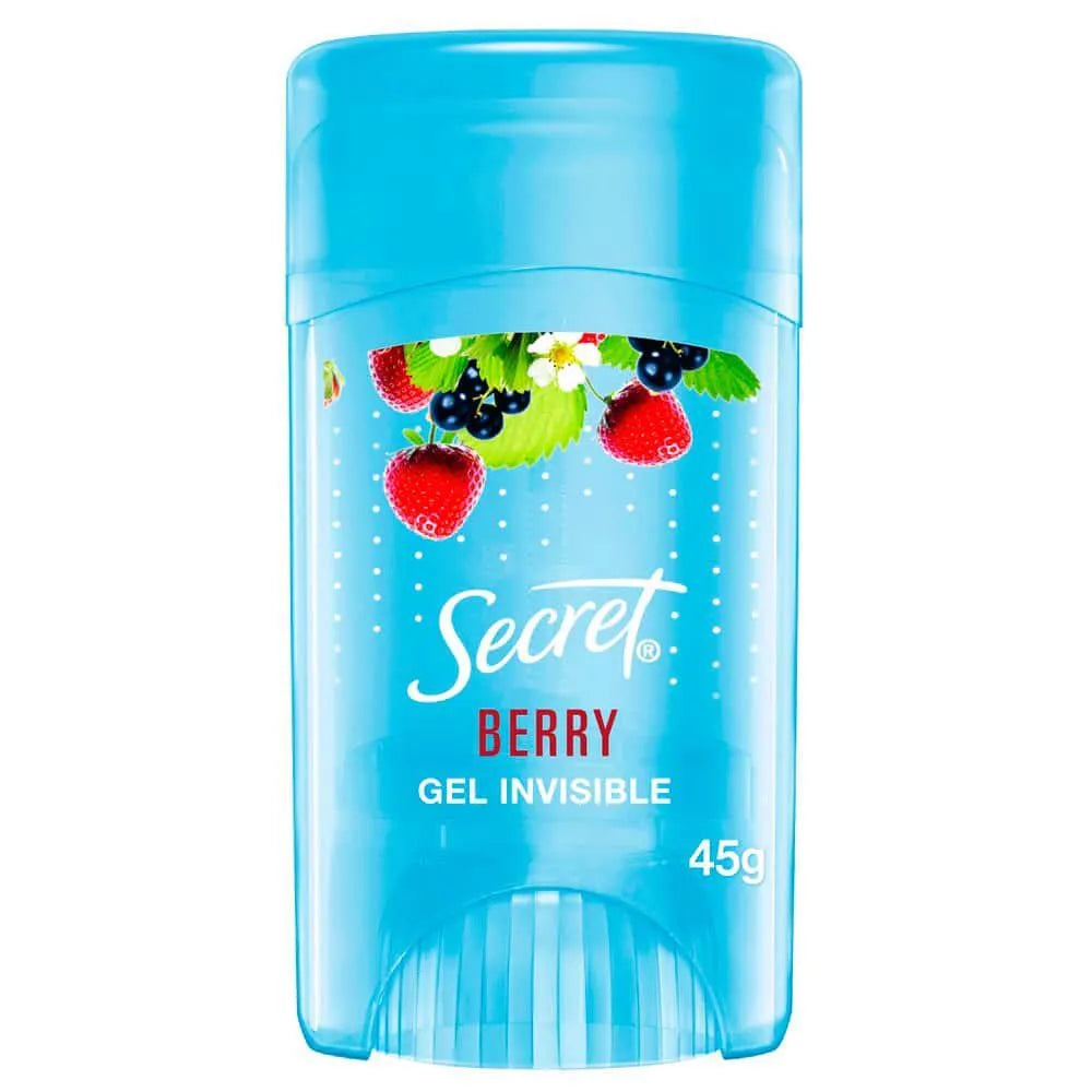 Gel Invisible Antitranspirante Secret Berry 45GR