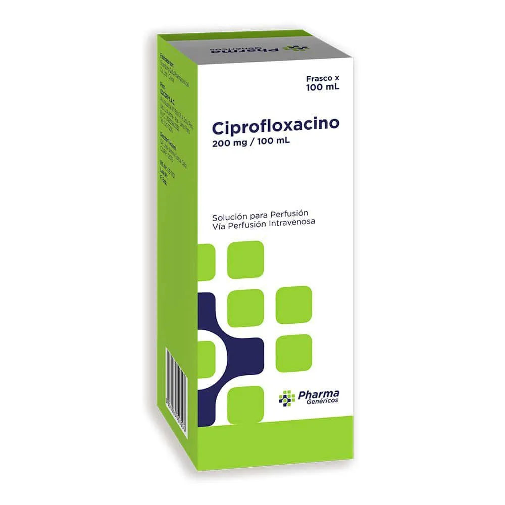 Ciprofloxacino 200mg-100ml Solución Perfusión