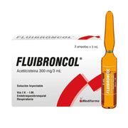 Fluibroncol 300Mg - Caja 3 Ampollas