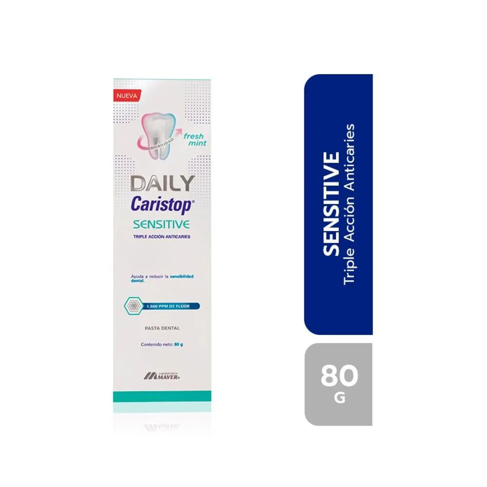 Crema Dental Daily Caristop Sensitive – Tubo 80 G