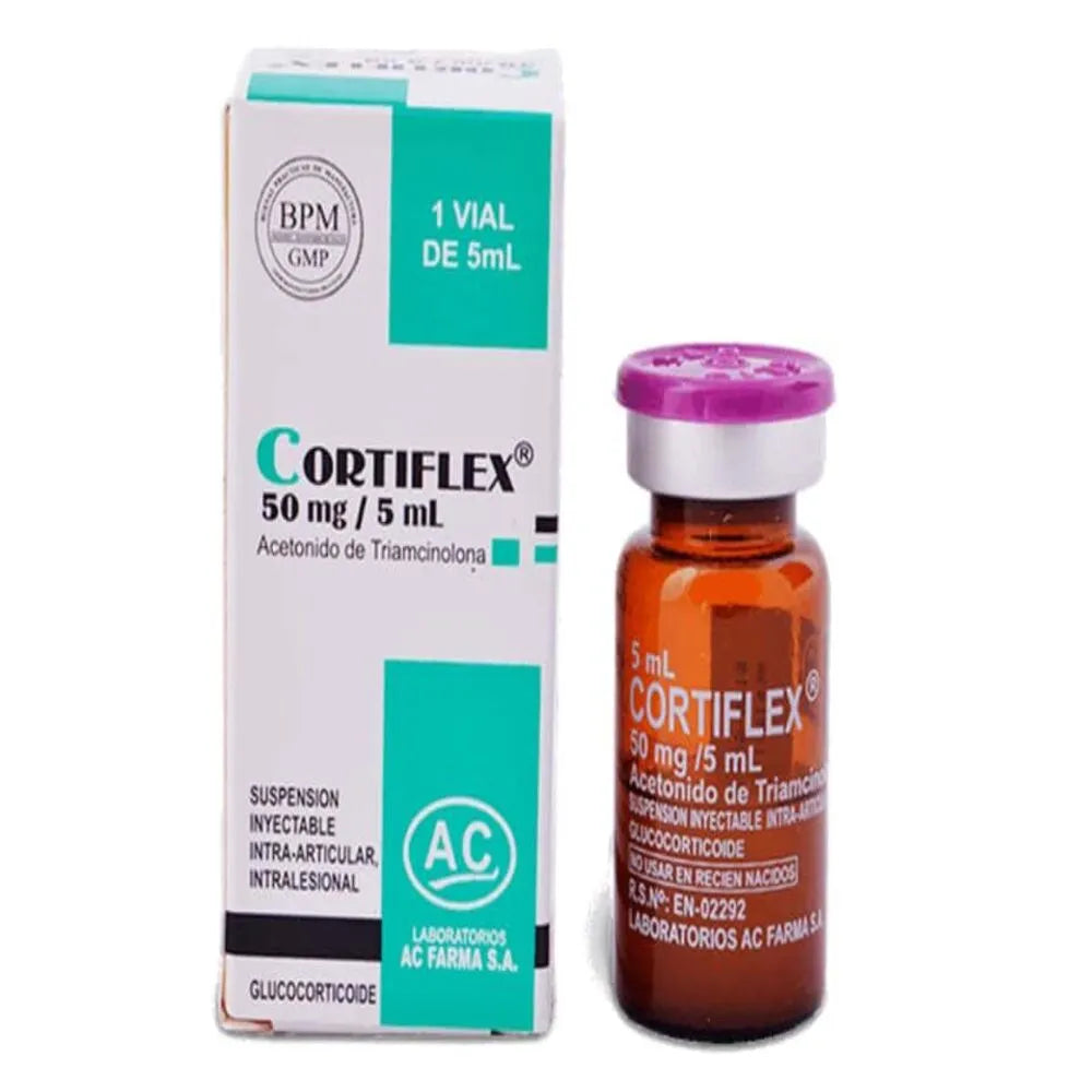 Cortiflex 50 mg/5 ml Suspensión Inyectable x 5 ml