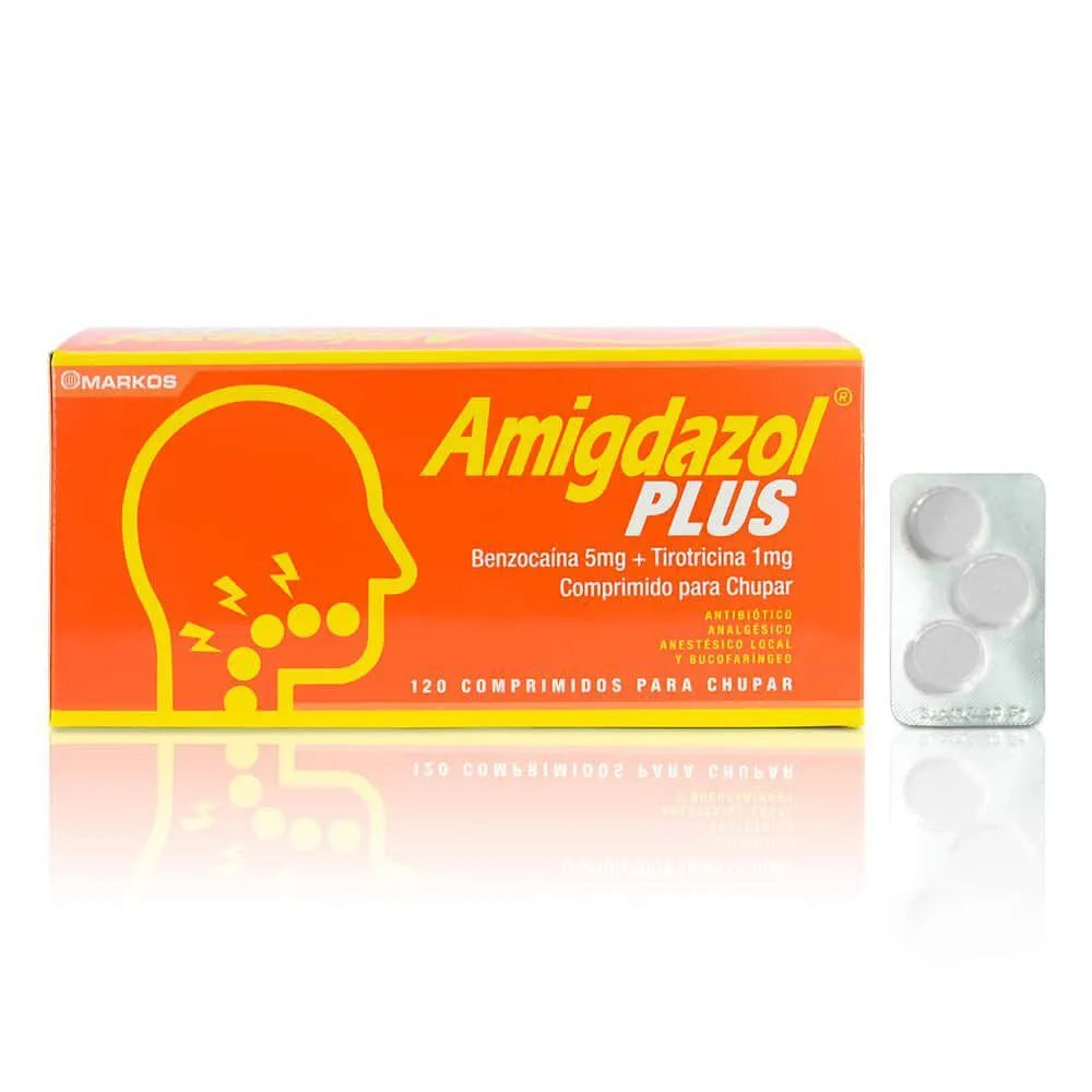 Amigdazol Plus Comprimidos