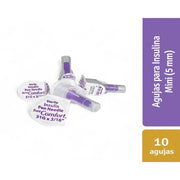 Sure Comfort Agujas para Insulina Mini 31G (5 mm) - Bolsa 10 und