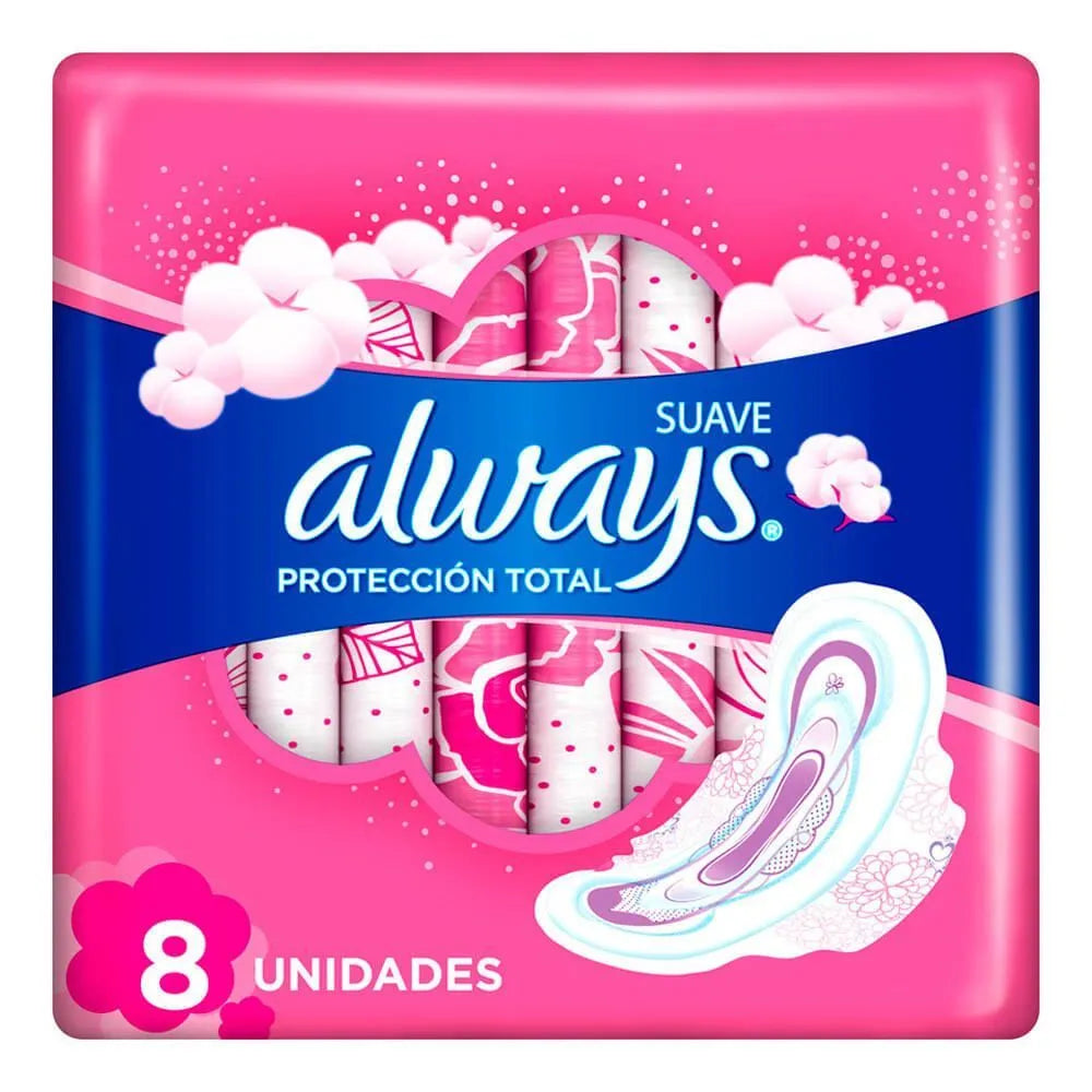 Toalla Higienica Always Pink Proteccion Suave - Bolsa 8 UN