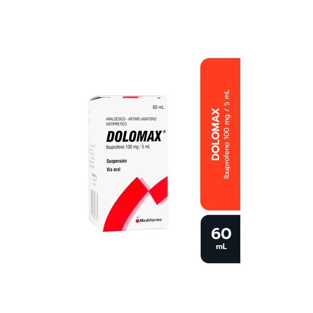 Dolomax 100mg/5ml Suspensión Oral – Frasco 60 ML