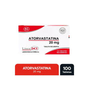 Atorvastatina 20 mg AC Tabletas