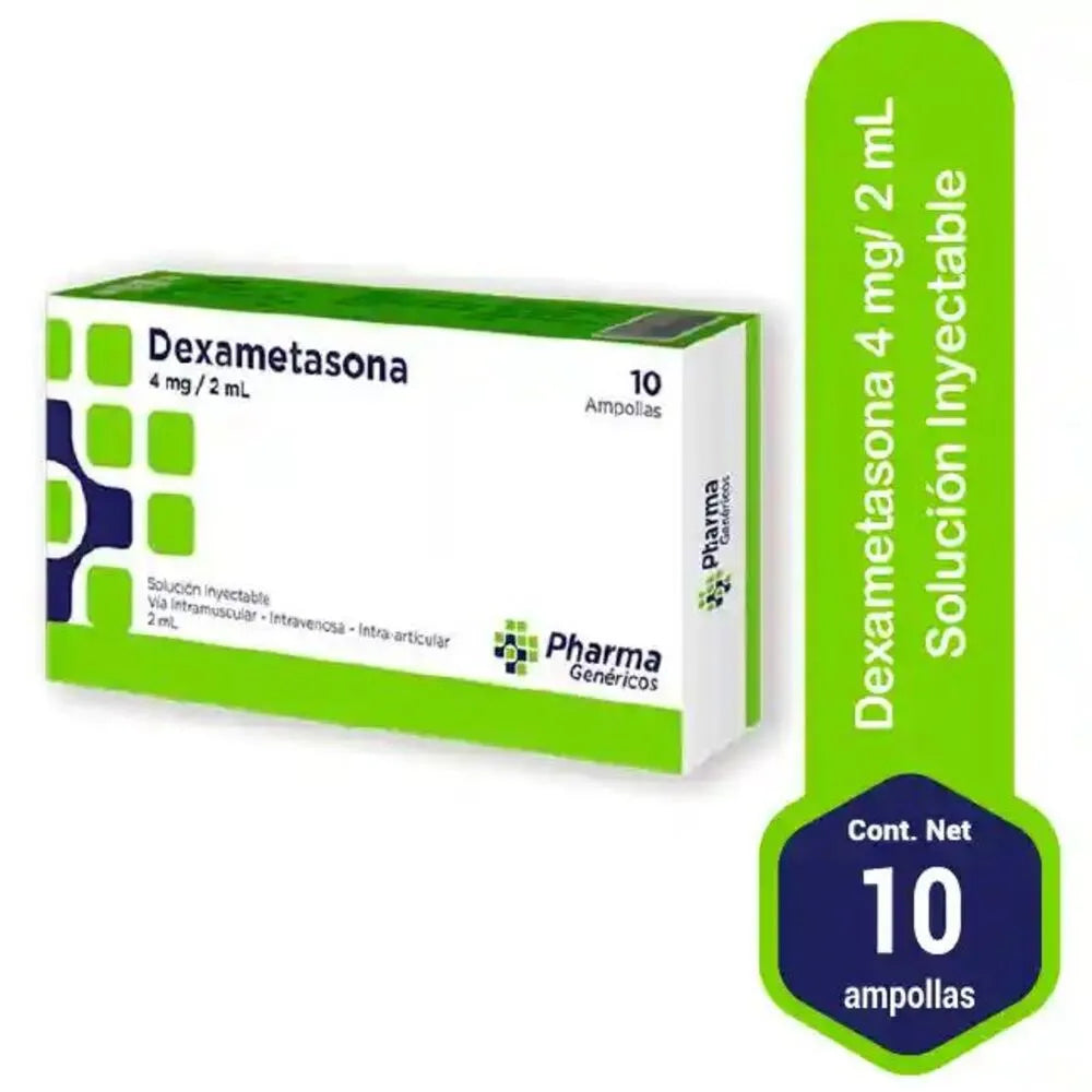 Dexametasona 4mg X 10 Ampollas
