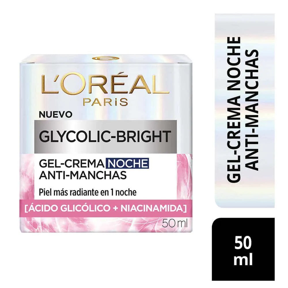 Crema de Noche Anti-manchas L'Oréal Paris Glycolic Bright – Pote 50 ml