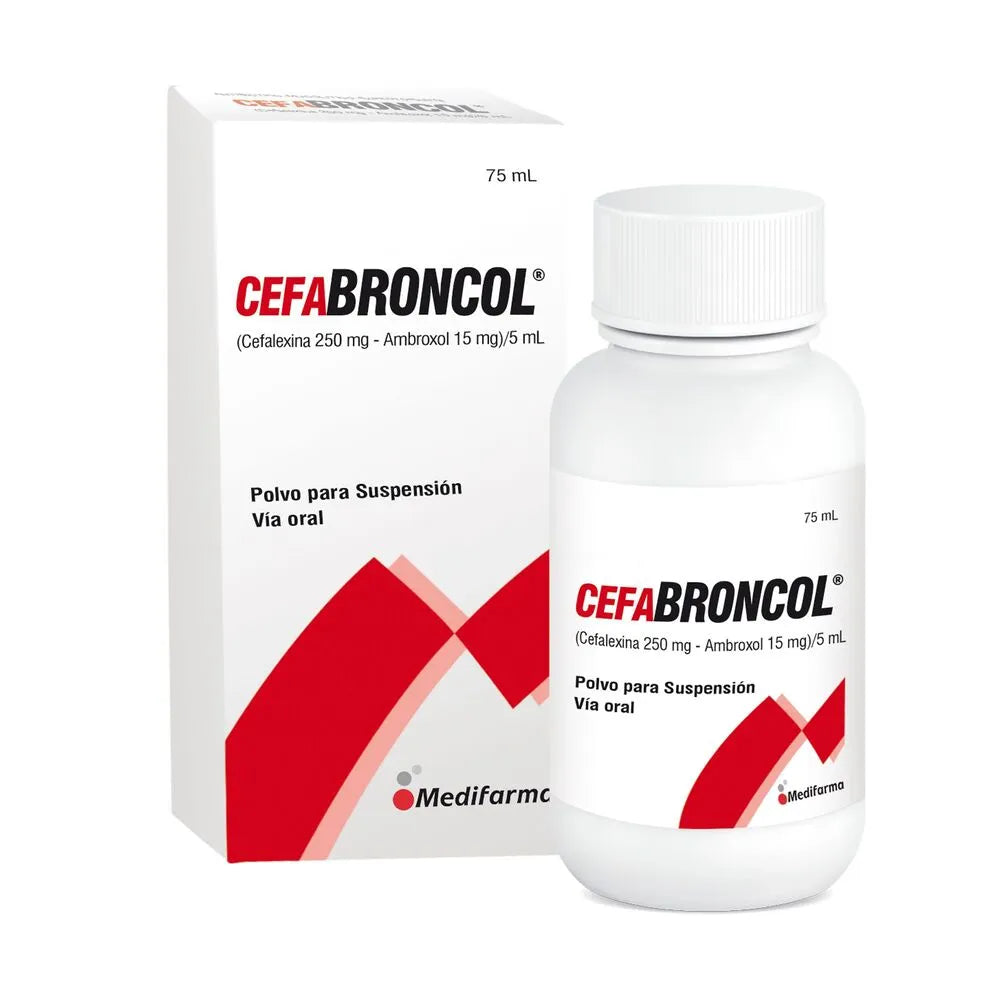 Cefabroncol 250Mg/5Ml - Frasco 75 Ml Suspensión Oral