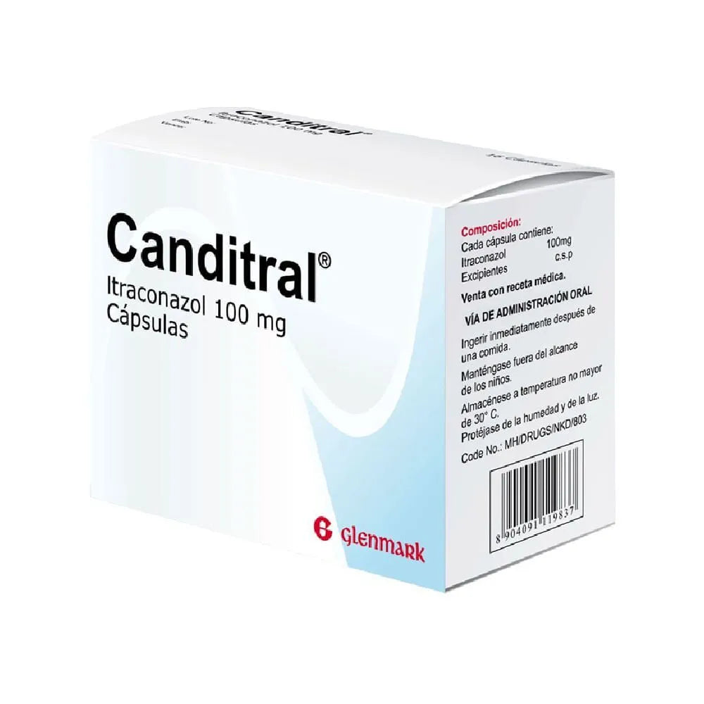 Canditral 100 mg Blíster Cápsulas
