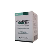 Clavuliph Duo 457 (Amoxicilina 400 mg + Acido clavulanico 57 mg) – Jarabe 70 ml