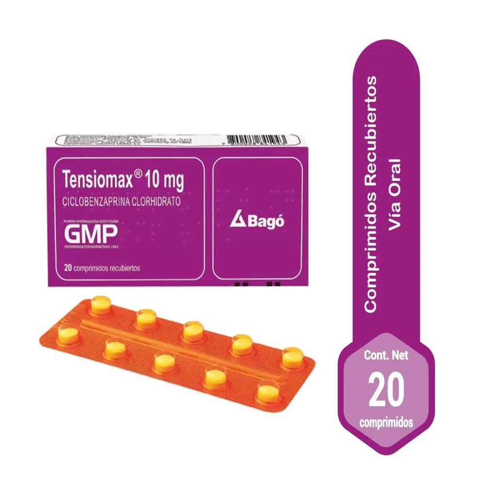 Tensiomax 10 mg Comprimido Recubierto
