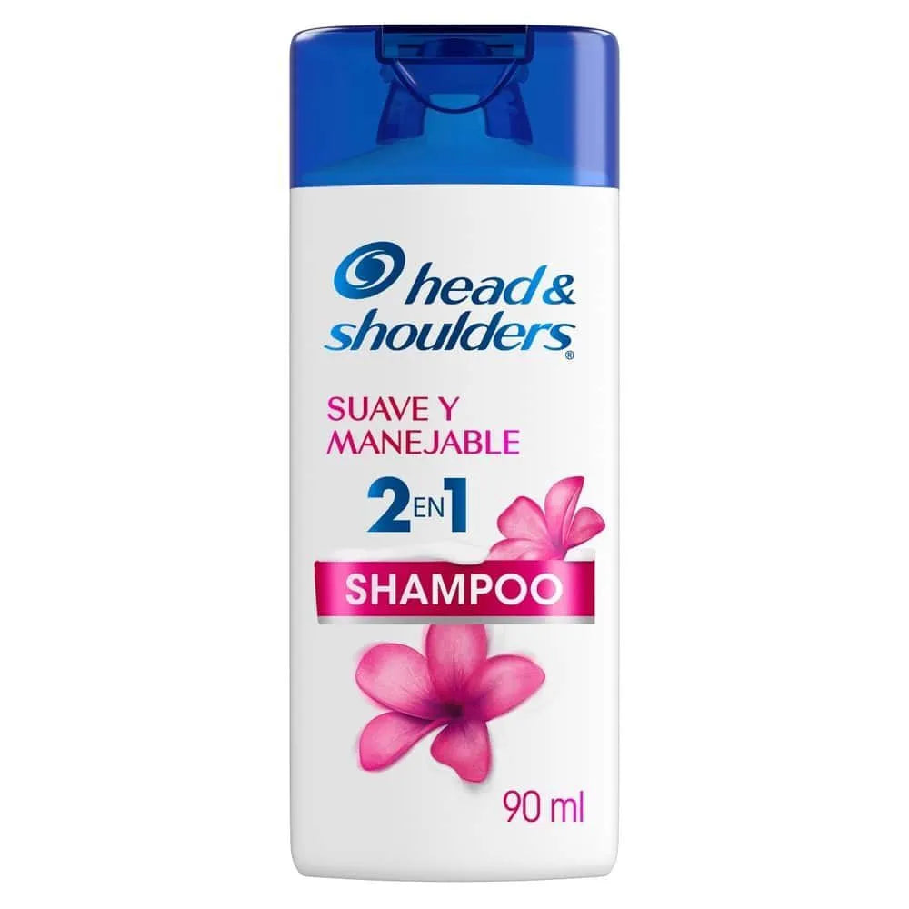 Shampoo Head & Shoulders Suave y Manejable -90 ML