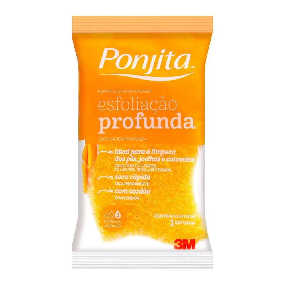 Esponjita Para Cuerpo 3M + Soguita