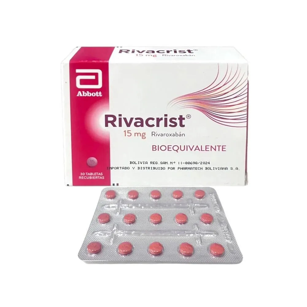 RIVACRIST 15 MG X 30 COMP
