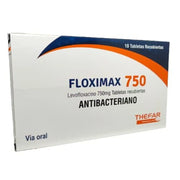 Floximax 750 mg tab caja x 10 unid
