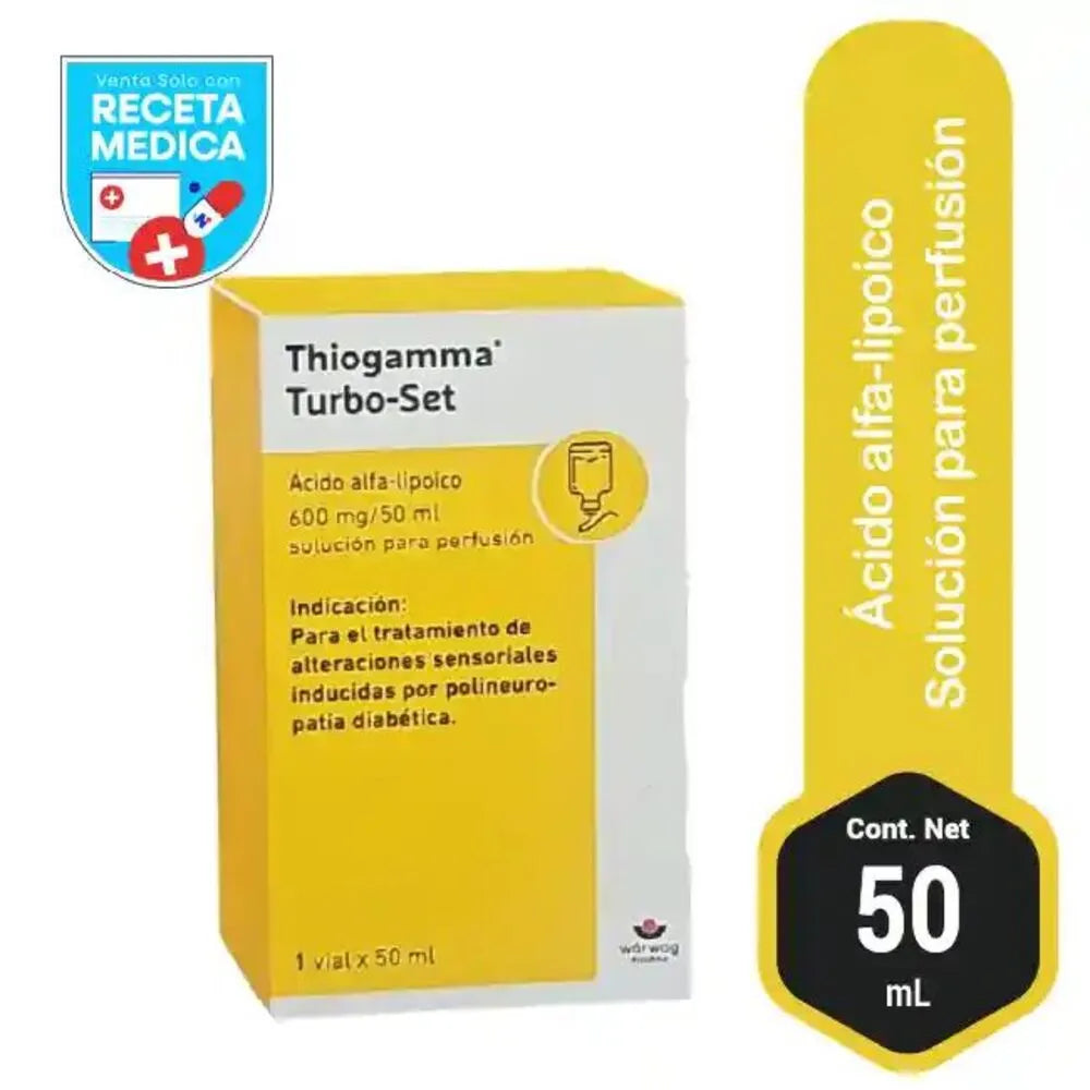 Thiogamma turbo-set(600mg/50mL) – 1vial x 50mL