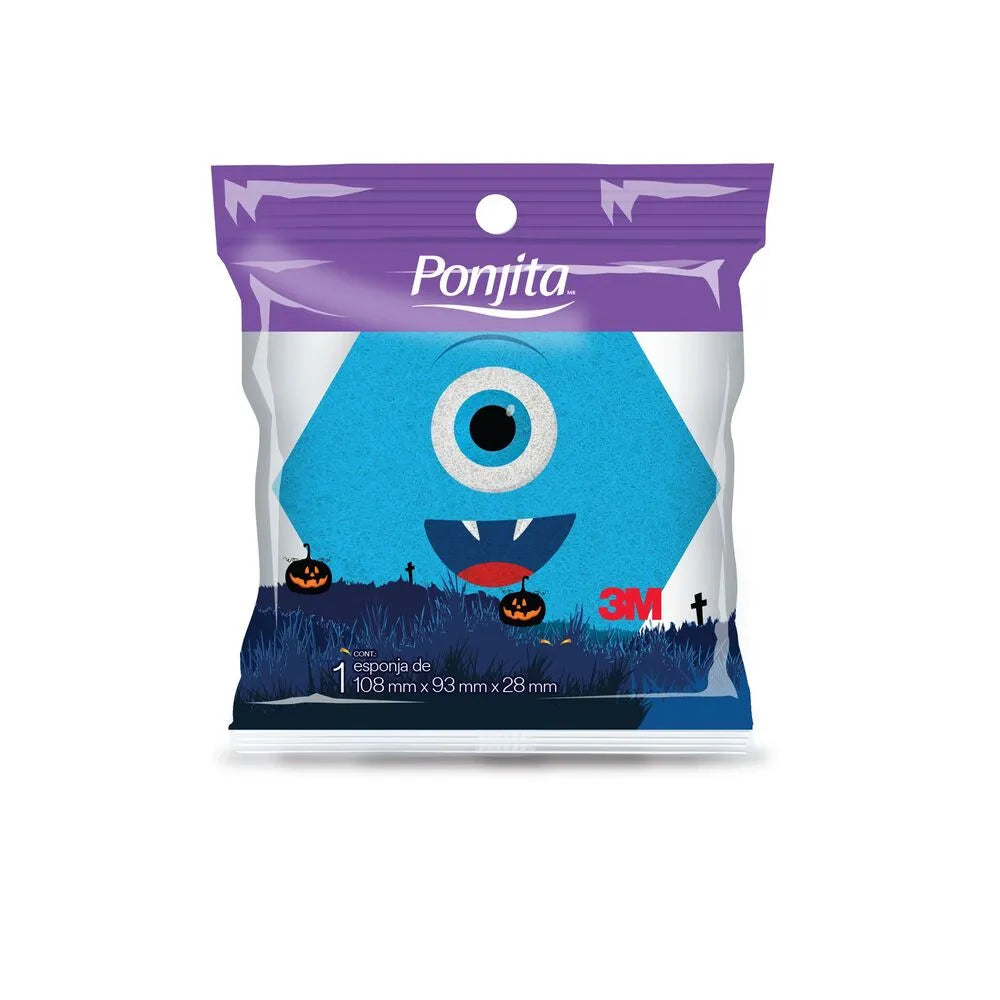 Esponja De Baño Kids Monsters x 1 unid.