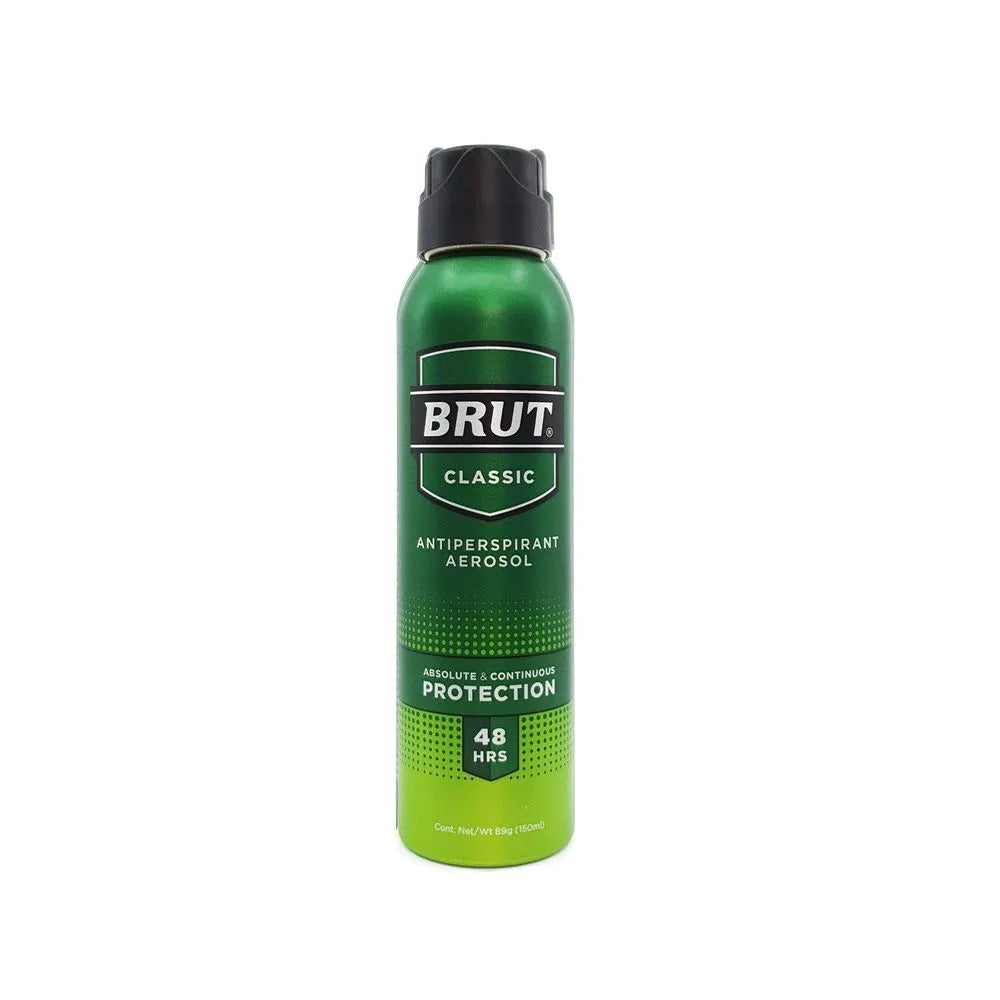 Desodorante Aerosol Classic BRUT 48 Horas Spray 150ml