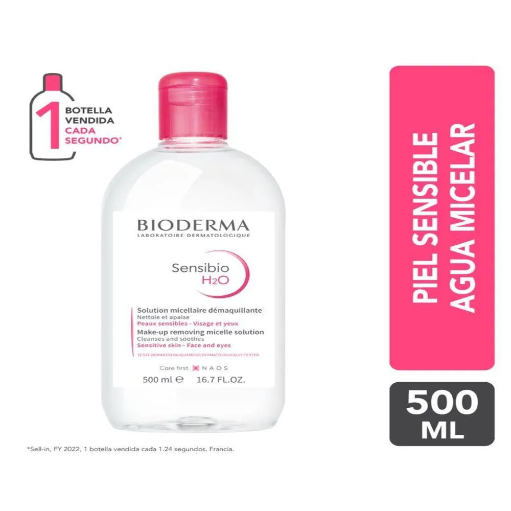 Bioderma Sensibio H2O Agua Micelar Frasco 500 ml