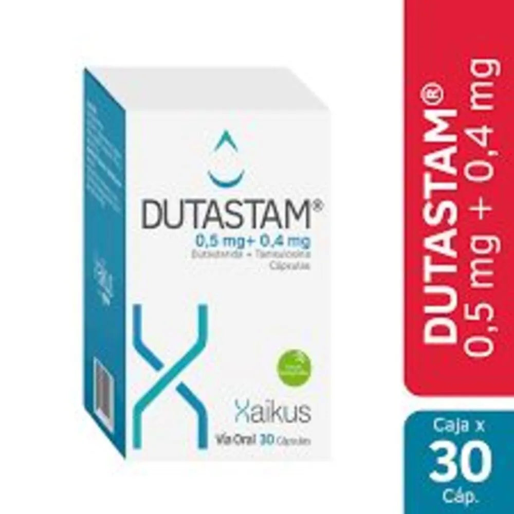 Dutastam 0,5 mg + 0,4 Mg Cápsulas