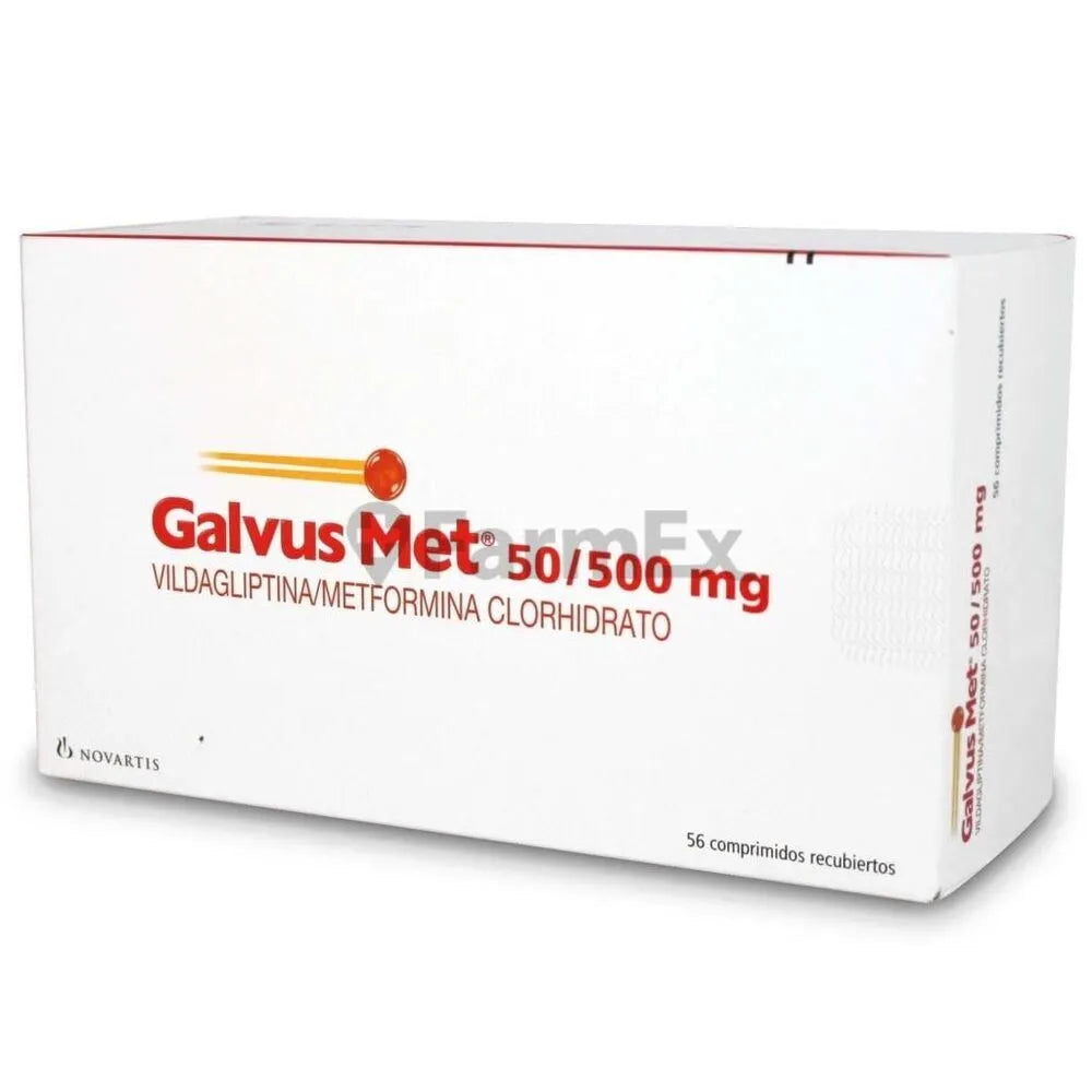 Galvus Met 50 / 500 Mg x 56 Comprimidos