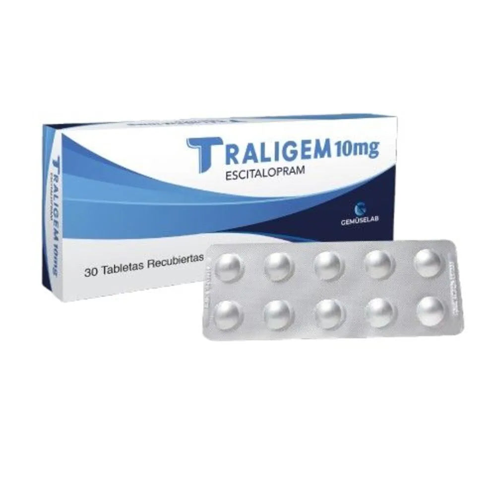 ESCITALOPRAM: TRALIGEM 10VMG