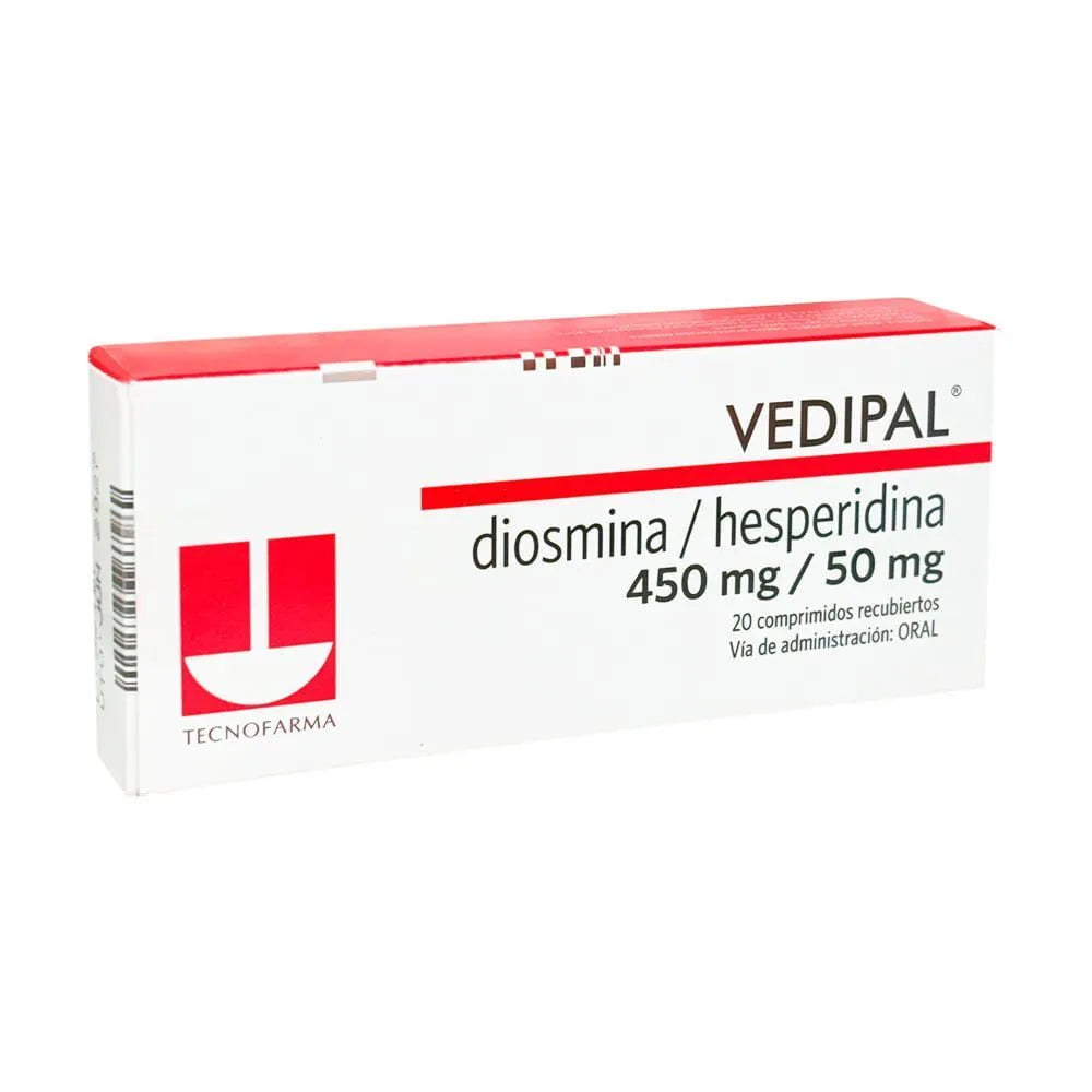 Vedipal 450 mg + 50 mg Comprimidos Recubiertos