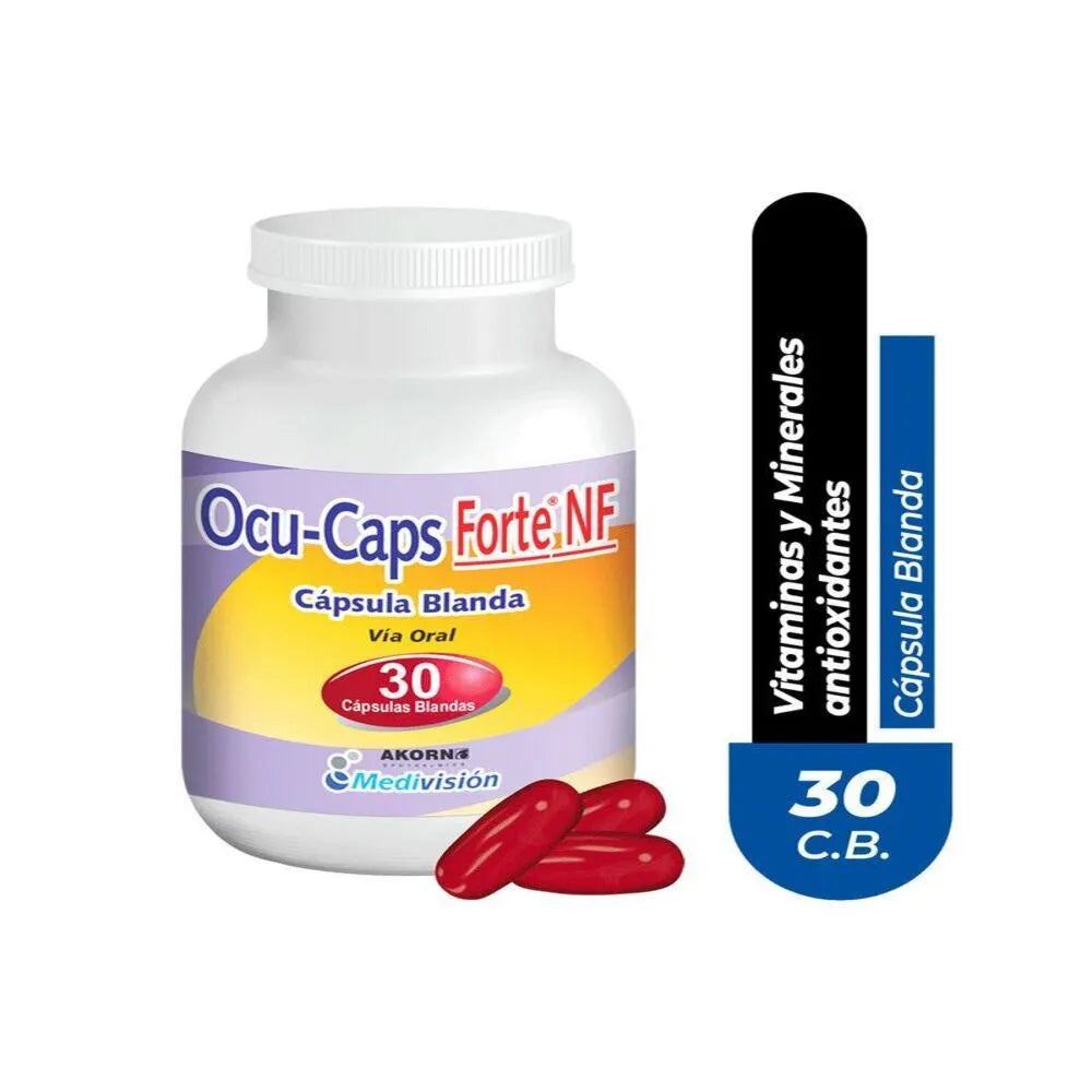 Ocu Caps Forte NF Cápsulas Blandas - Frasco x 30