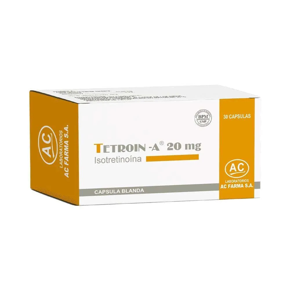 Tetroin-A 20mg Cápsula Blanda