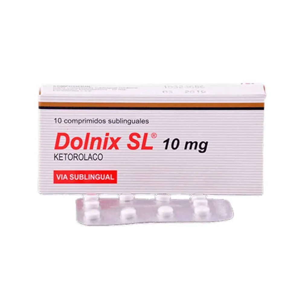 DOLNIX SL 10 MG X 10 COMP