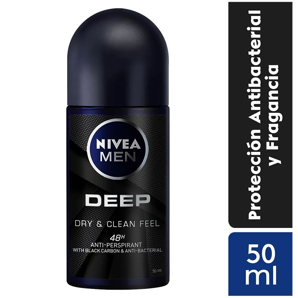Desodorante Roll On Nivea Deep x 50 ml