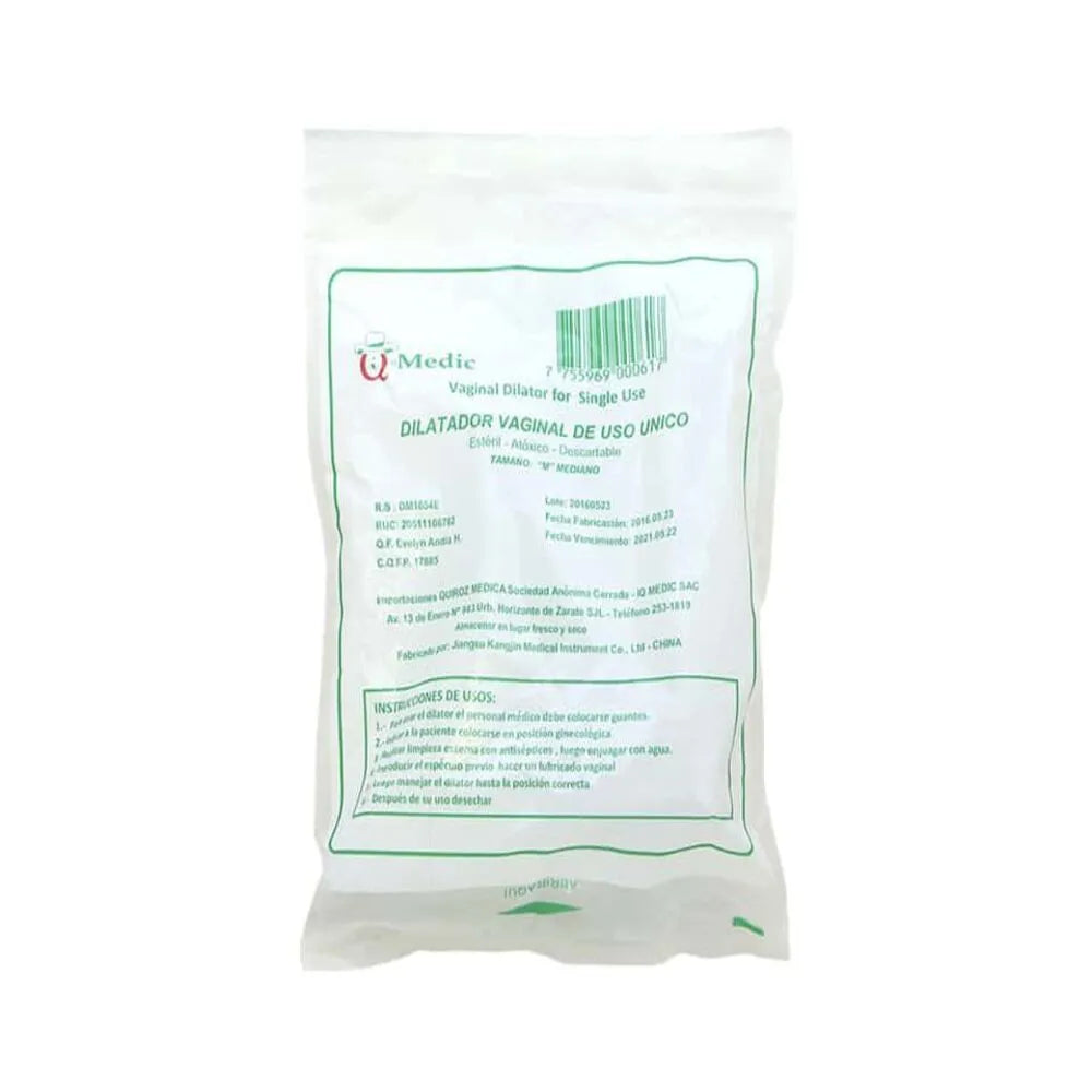 Especulo Vaginal Descartable Mediano - Unidad 1 UN
