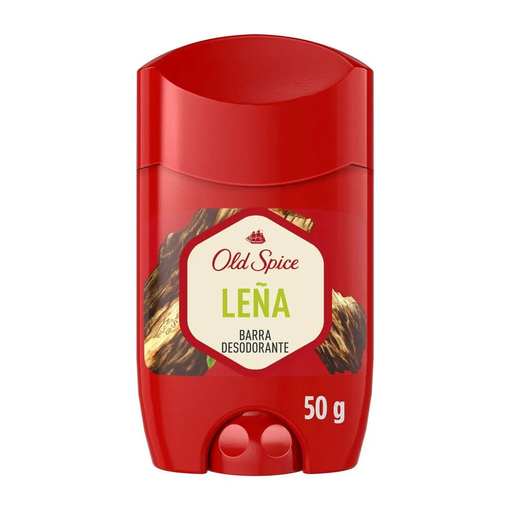 Desodorante En Barra Old Spice Leña Frasco 50 GR